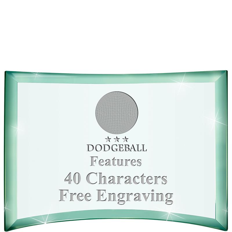 5 1/2"x 3 3/4" ARCHWAY CRYSTAL