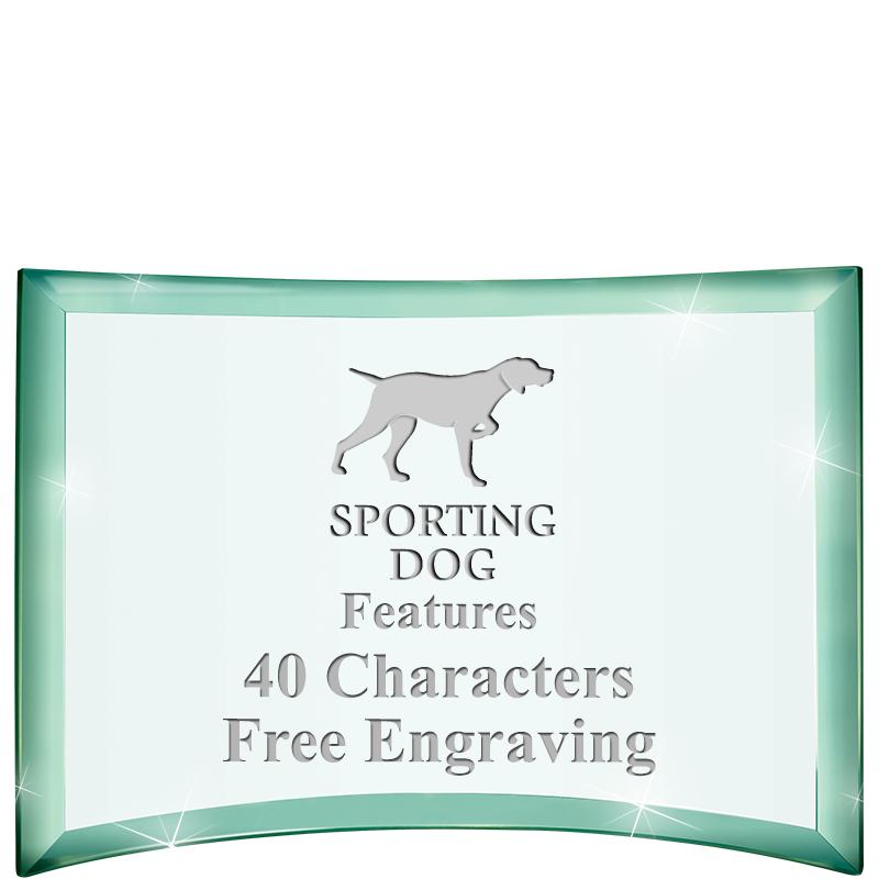 5 1/2"x 3 3/4" ARCHWAY CRYSTAL