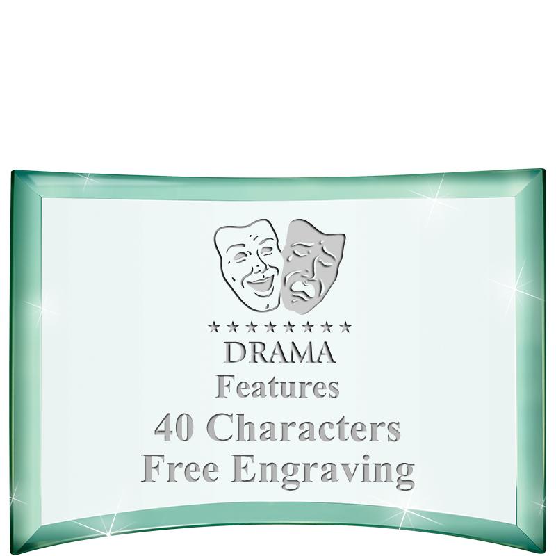 5 1/2"x 3 3/4" ARCHWAY CRYSTAL