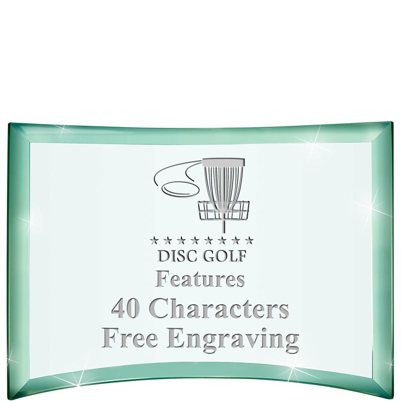 5 1/2"x 3 3/4" ARCHWAY CRYSTAL