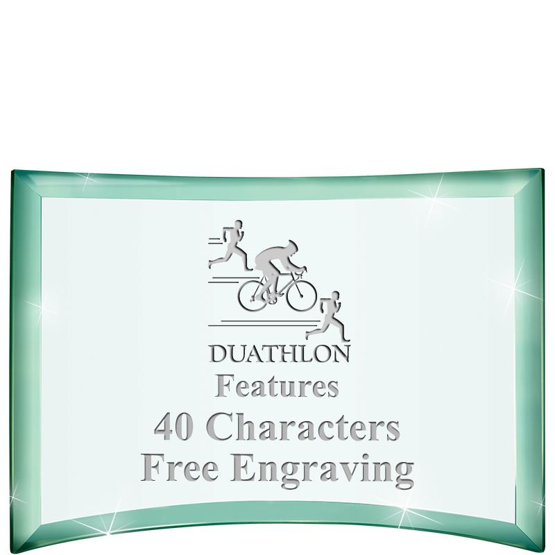 5 1/2"x 3 3/4" ARCHWAY CRYSTAL