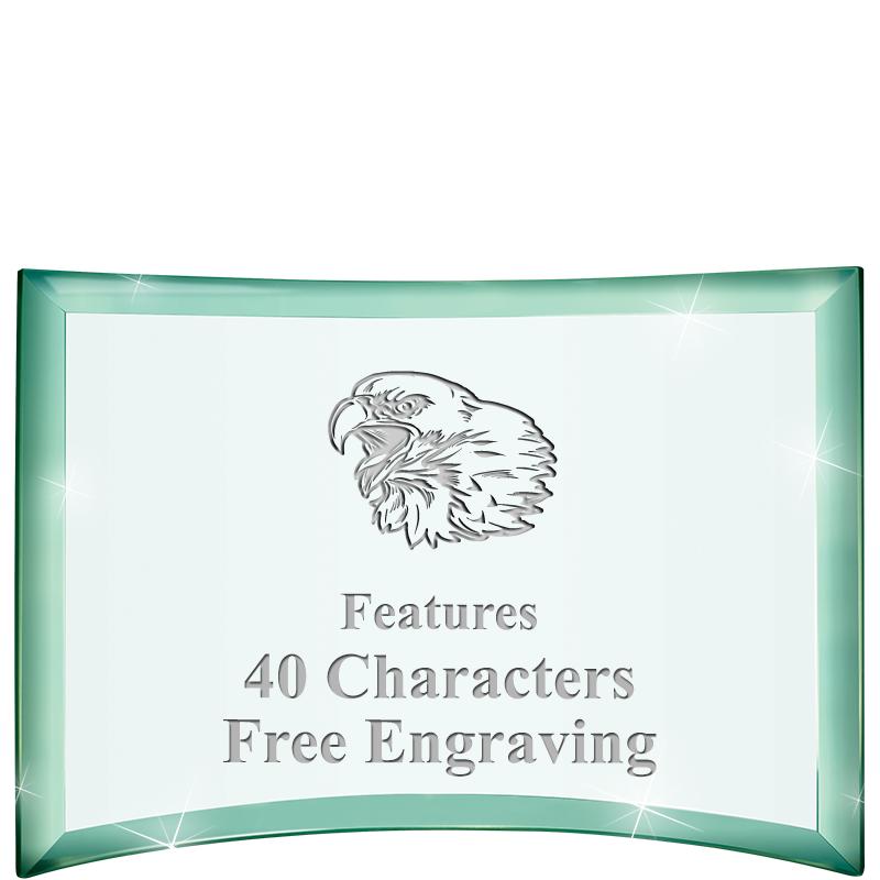 5 1/2"x 3 3/4" ARCHWAY CRYSTAL