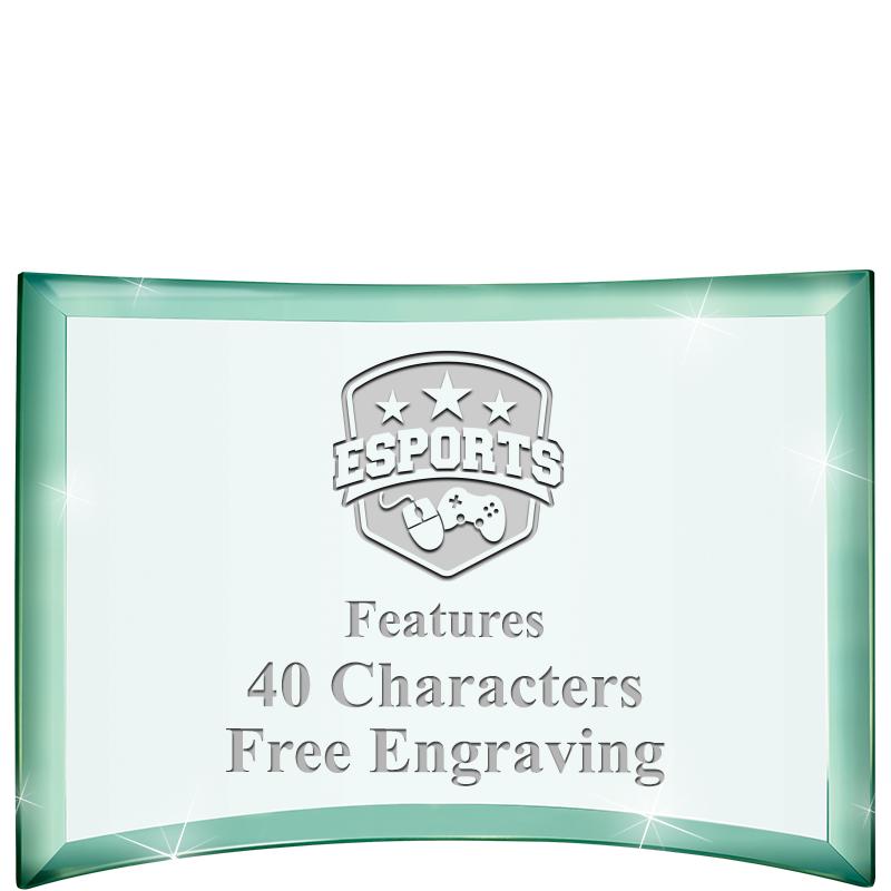 5 1/2"x 3 3/4" ARCHWAY CRYSTAL