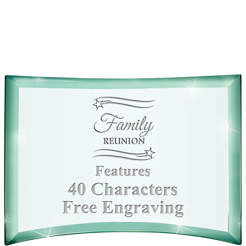 5 1/2"x 3 3/4" ARCHWAY CRYSTAL