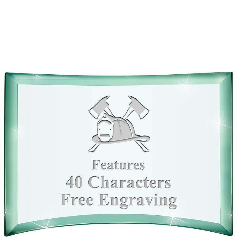 5 1/2"x 3 3/4" ARCHWAY CRYSTAL