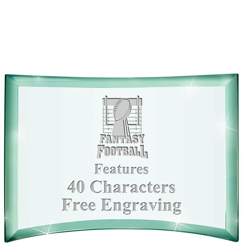 5 1/2"x 3 3/4" ARCHWAY CRYSTAL