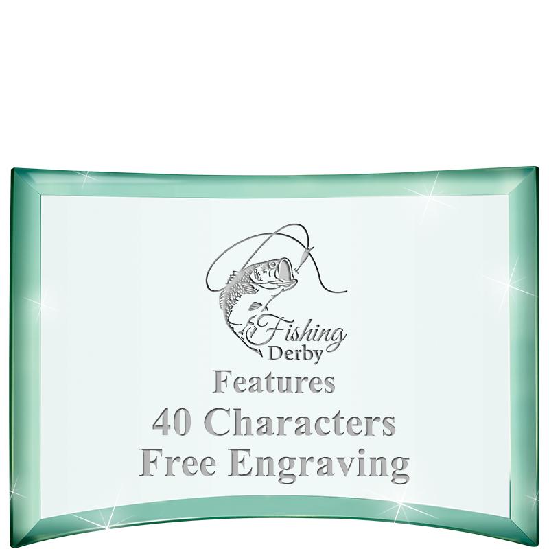 5 1/2"x 3 3/4" ARCHWAY CRYSTAL