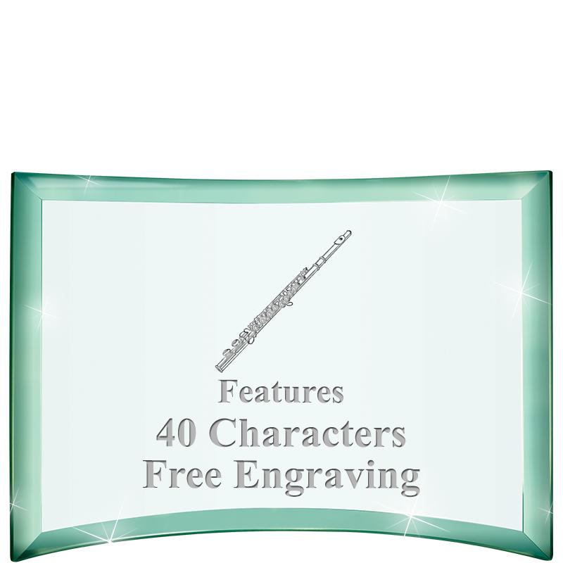 5 1/2"x 3 3/4" ARCHWAY CRYSTAL