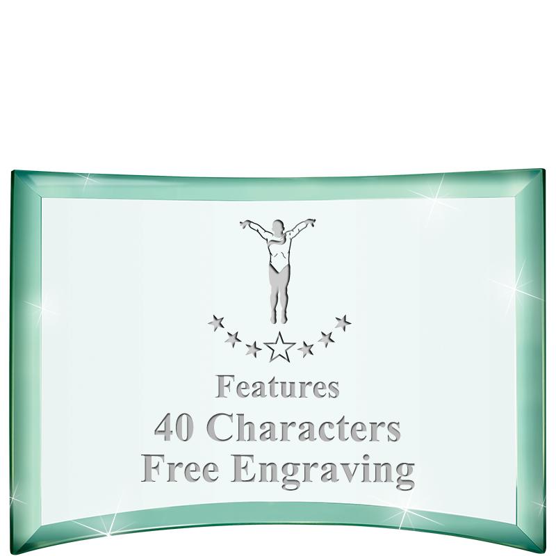 5 1/2"x 3 3/4" ARCHWAY CRYSTAL