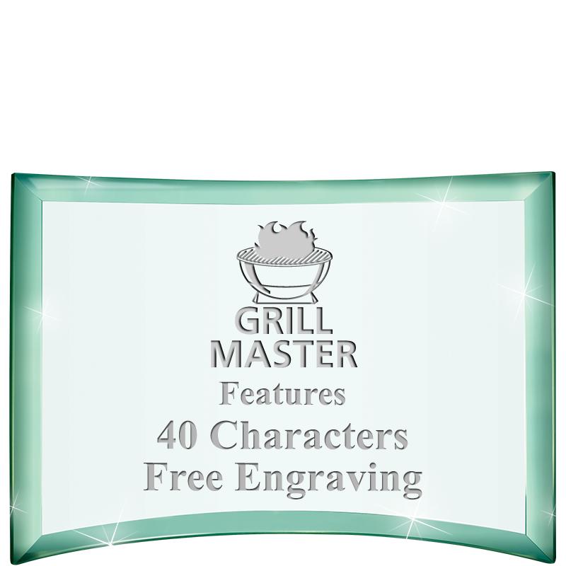 5 1/2"x 3 3/4" ARCHWAY CRYSTAL