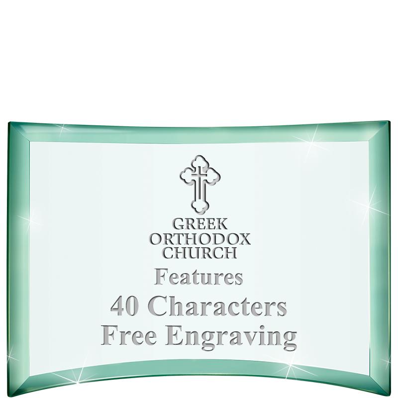 5 1/2"x 3 3/4" ARCHWAY CRYSTAL