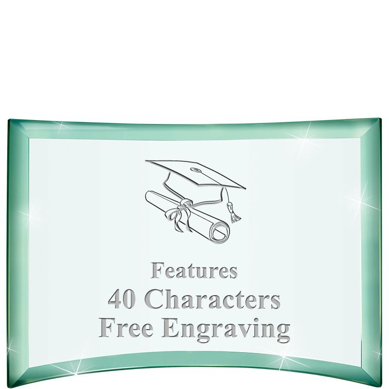 5 1/2"x 3 3/4" ARCHWAY CRYSTAL