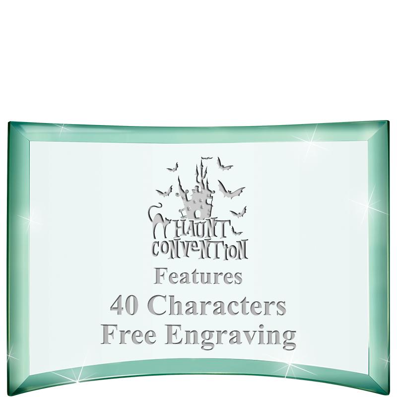 5 1/2"x 3 3/4" ARCHWAY CRYSTAL