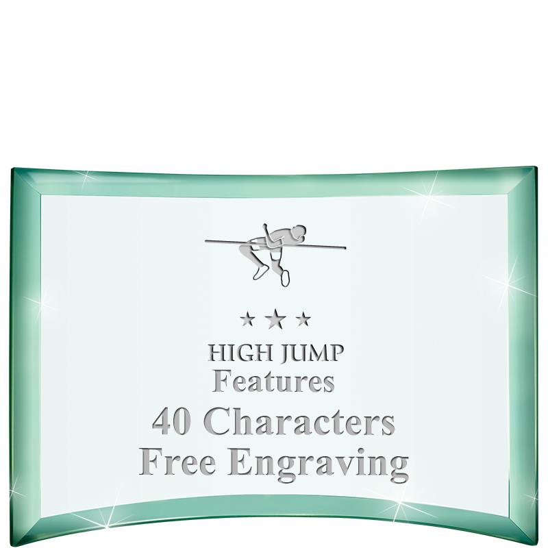 5 1/2"x 3 3/4" ARCHWAY CRYSTAL