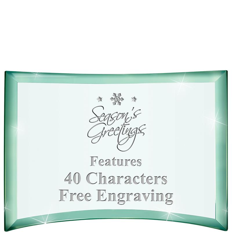 5 1/2"x 3 3/4" ARCHWAY CRYSTAL