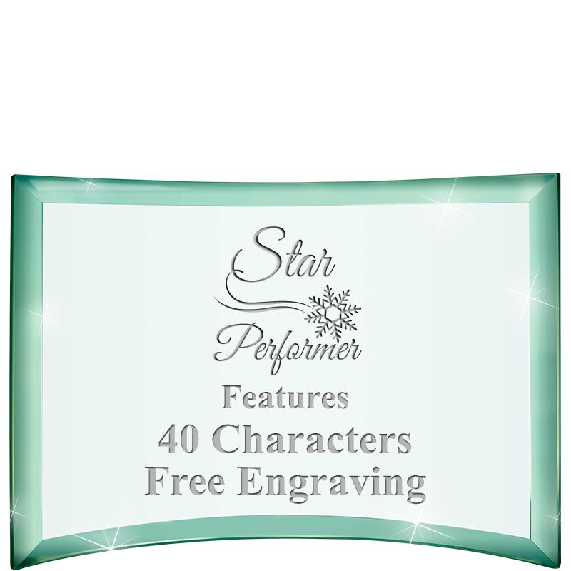 5 1/2"x 3 3/4" ARCHWAY CRYSTAL