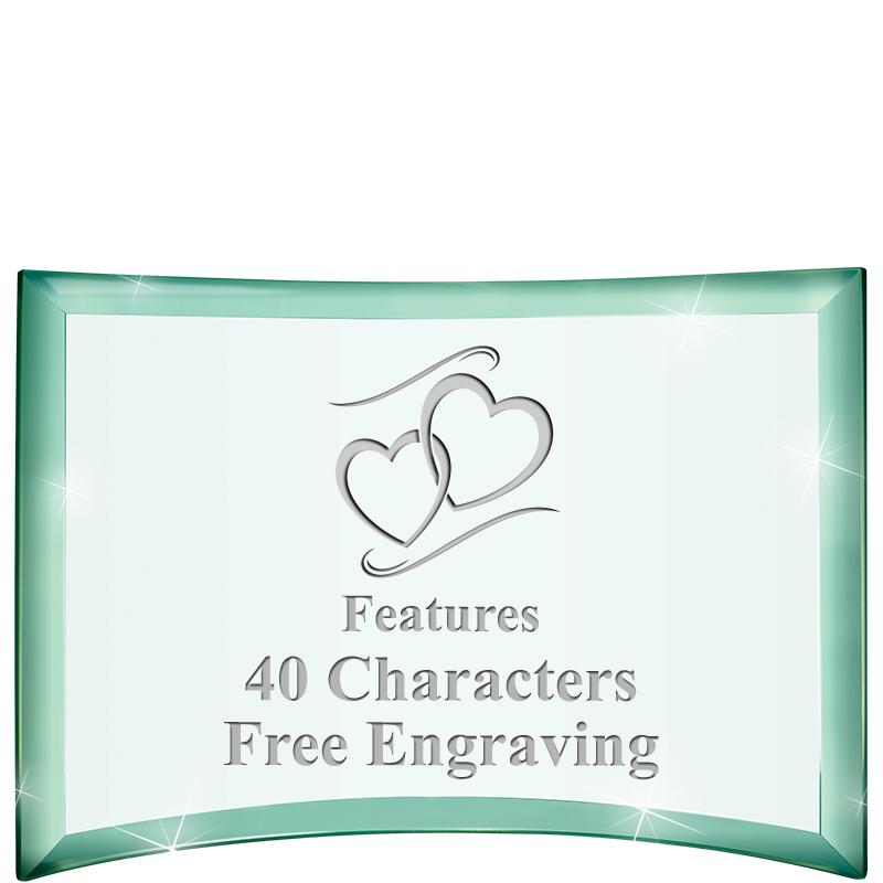 5 1/2"x 3 3/4" ARCHWAY CRYSTAL