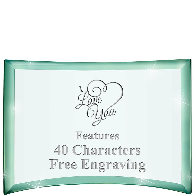 5 1/2"x 3 3/4" ARCHWAY CRYSTAL