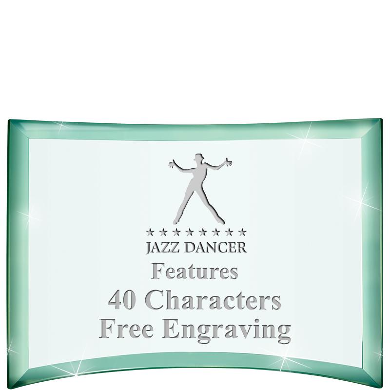 5 1/2"x 3 3/4" ARCHWAY CRYSTAL