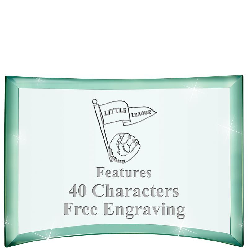 5 1/2"x 3 3/4" ARCHWAY CRYSTAL