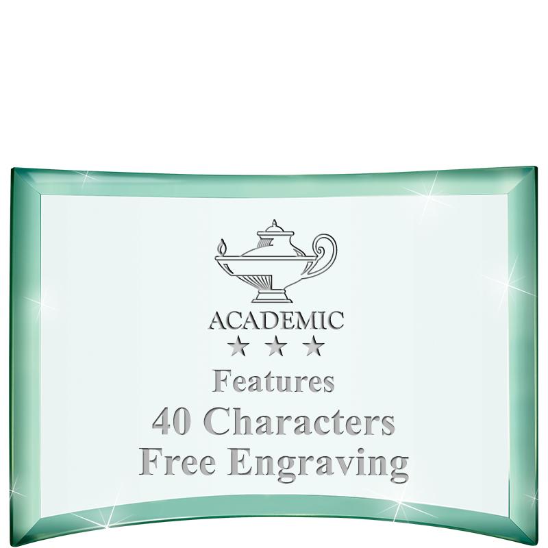 5 1/2"x 3 3/4" ARCHWAY CRYSTAL