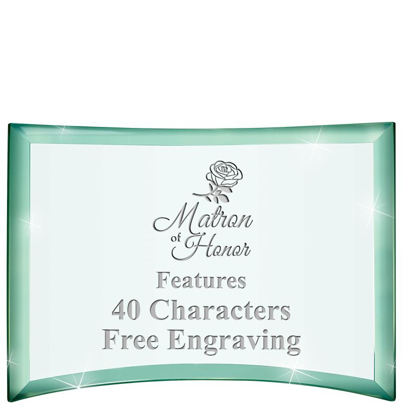 5 1/2"x 3 3/4" ARCHWAY CRYSTAL