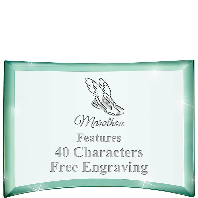 5 1/2"x 3 3/4" ARCHWAY CRYSTAL