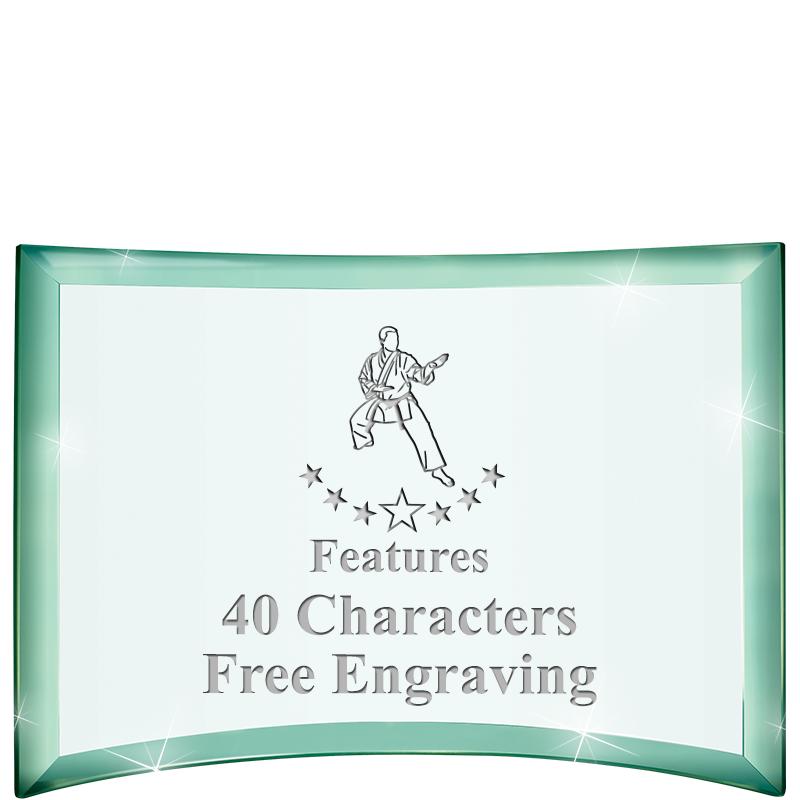 5 1/2"x 3 3/4" ARCHWAY CRYSTAL