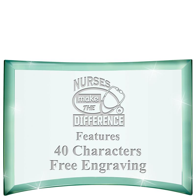 5 1/2"x 3 3/4" ARCHWAY CRYSTAL