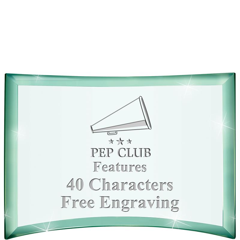 5 1/2"x 3 3/4" ARCHWAY CRYSTAL