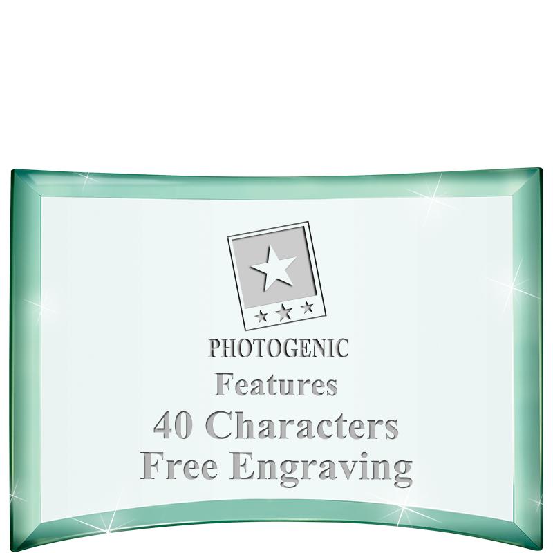 5 1/2"x 3 3/4" ARCHWAY CRYSTAL