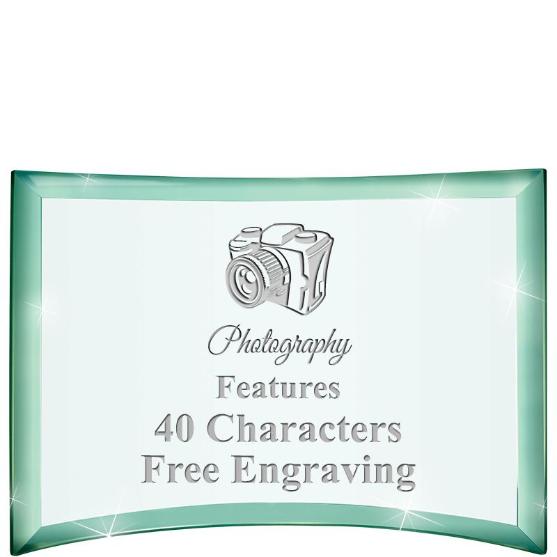 5 1/2"x 3 3/4" ARCHWAY CRYSTAL