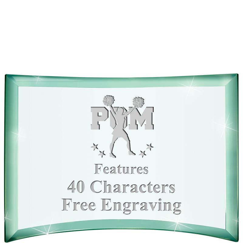 5 1/2"x 3 3/4" ARCHWAY CRYSTAL