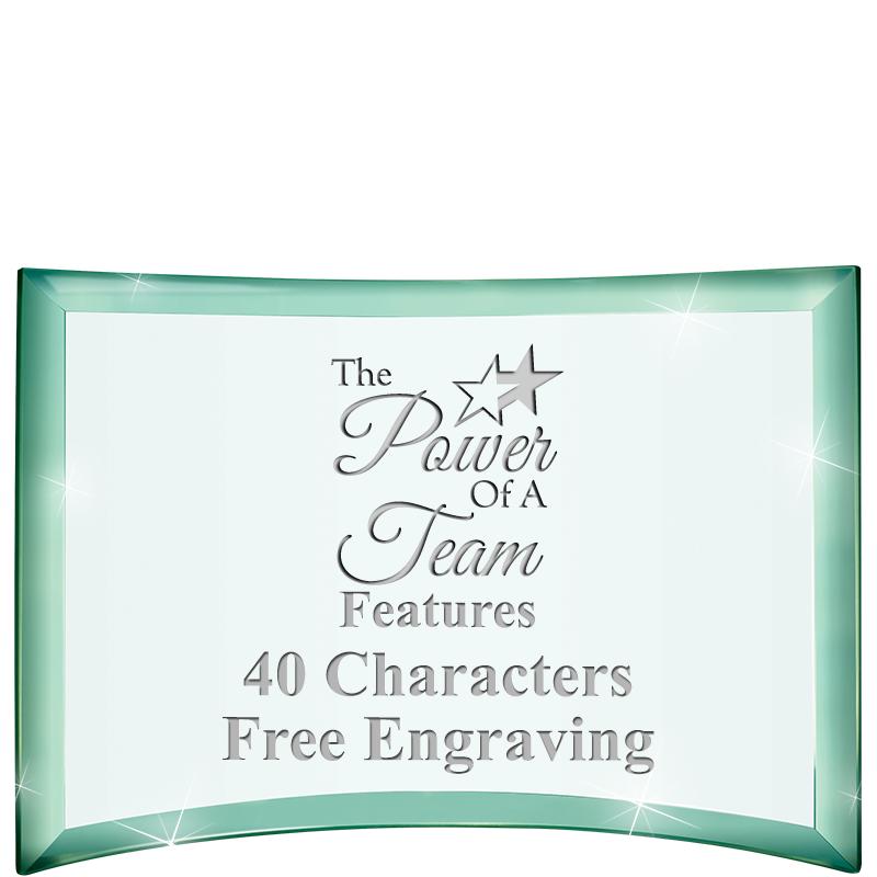 5 1/2"x 3 3/4" ARCHWAY CRYSTAL