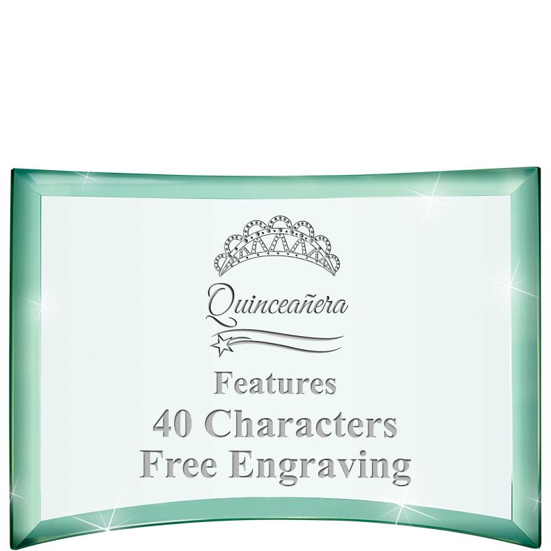 5 1/2"x 3 3/4" ARCHWAY CRYSTAL