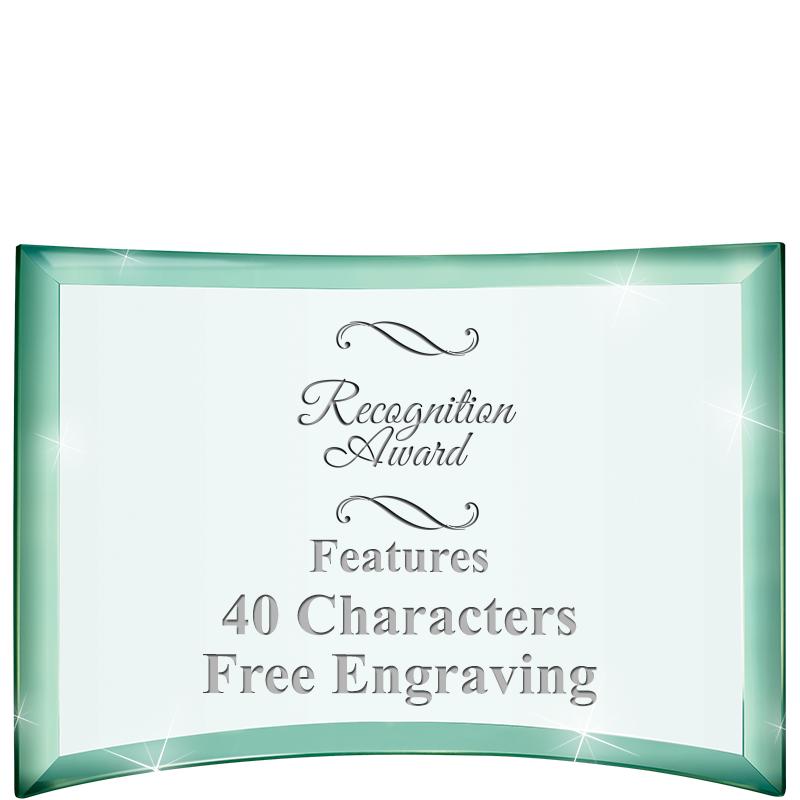 5 1/2"x 3 3/4" ARCHWAY CRYSTAL