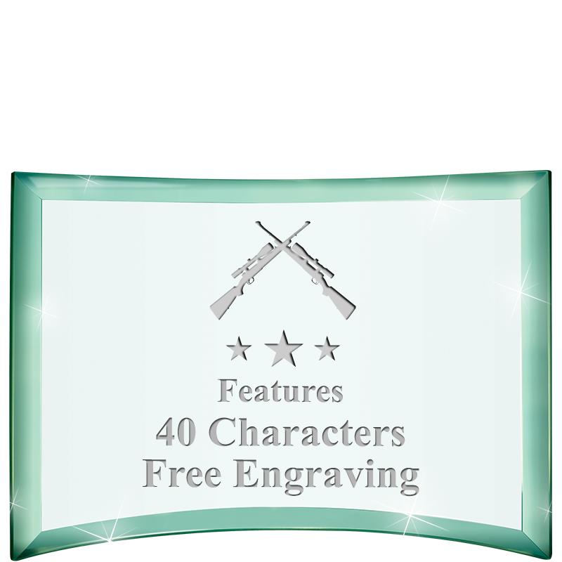 5 1/2"x 3 3/4" ARCHWAY CRYSTAL