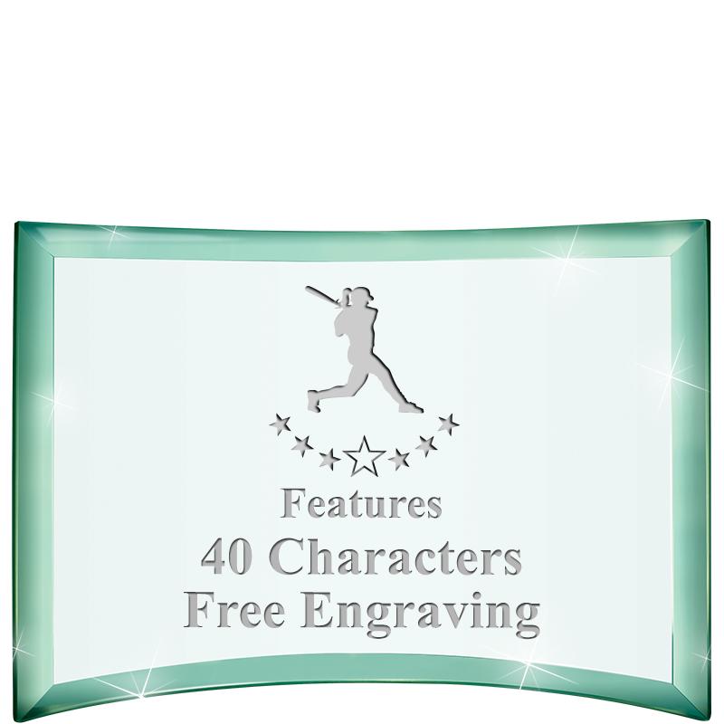 5 1/2"x 3 3/4" ARCHWAY CRYSTAL