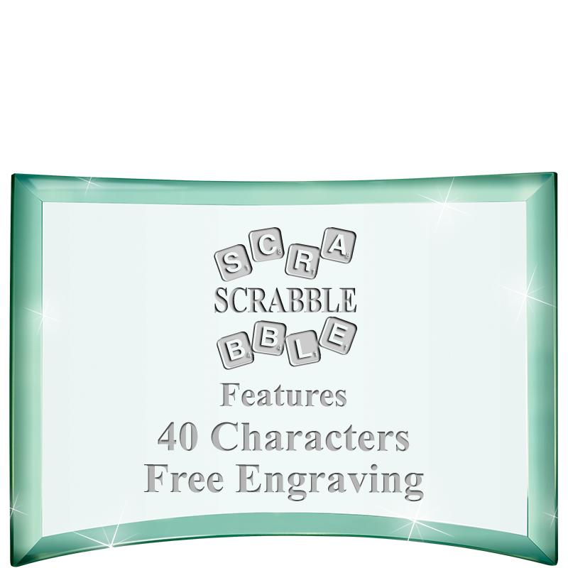 5 1/2"x 3 3/4" ARCHWAY CRYSTAL