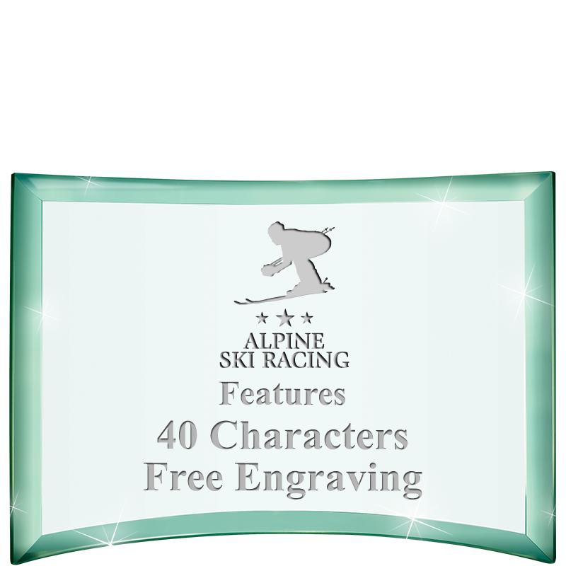 5 1/2"x 3 3/4" ARCHWAY CRYSTAL