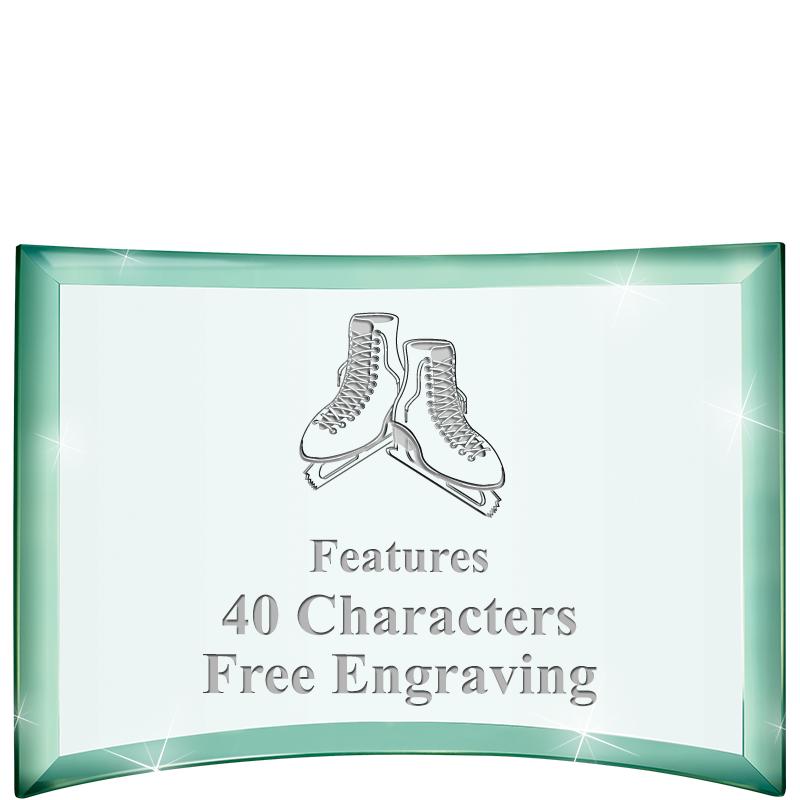 5 1/2"x 3 3/4" ARCHWAY CRYSTAL