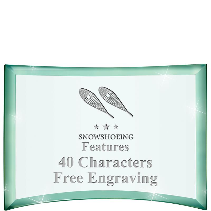 5 1/2"x 3 3/4" ARCHWAY CRYSTAL