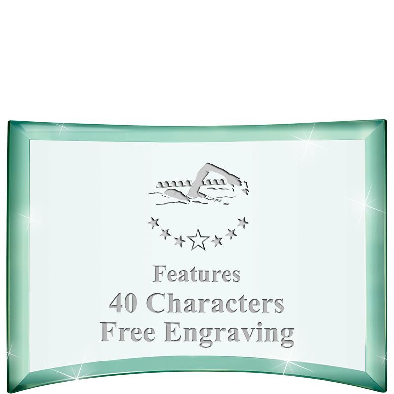 5 1/2"x 3 3/4" ARCHWAY CRYSTAL