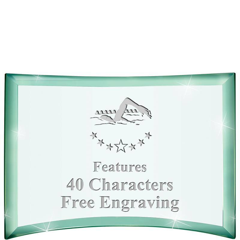 5 1/2"x 3 3/4" ARCHWAY CRYSTAL