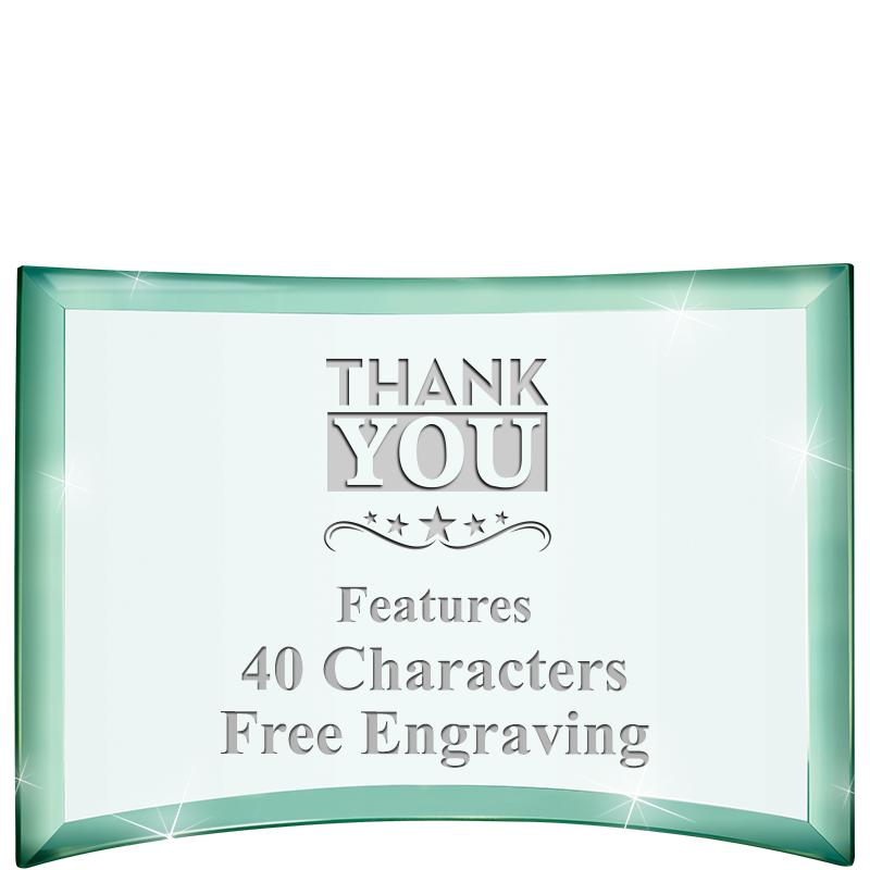 5 1/2"x 3 3/4" ARCHWAY CRYSTAL