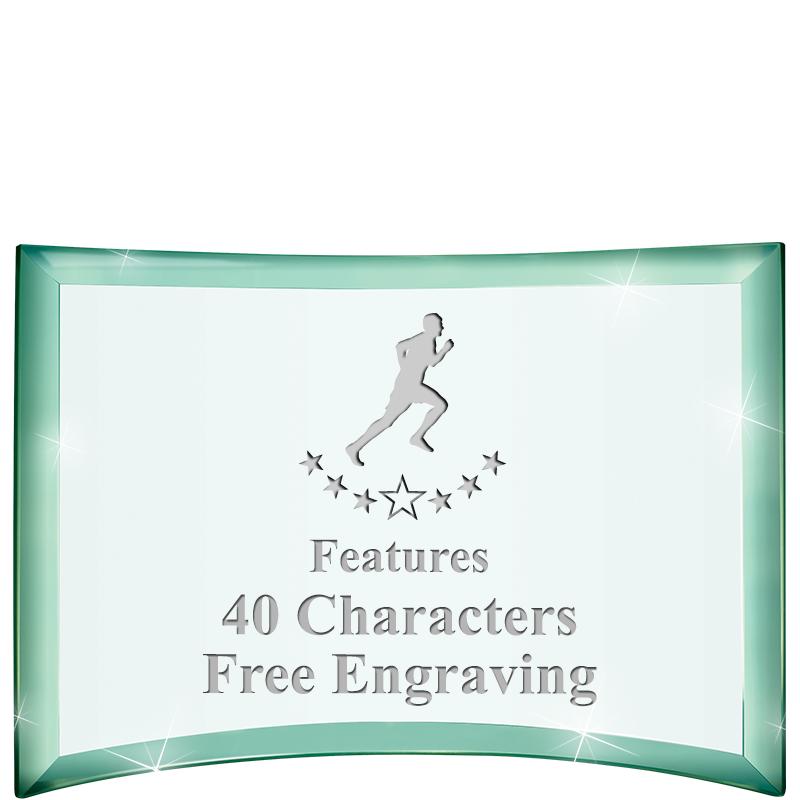 5 1/2"x 3 3/4" ARCHWAY CRYSTAL