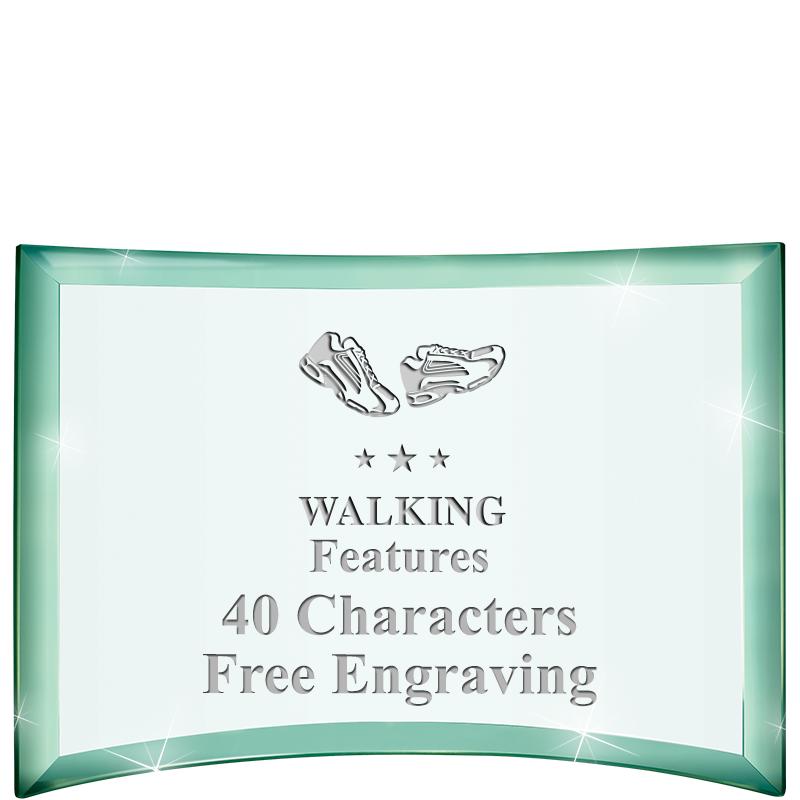 5 1/2"x 3 3/4" ARCHWAY CRYSTAL