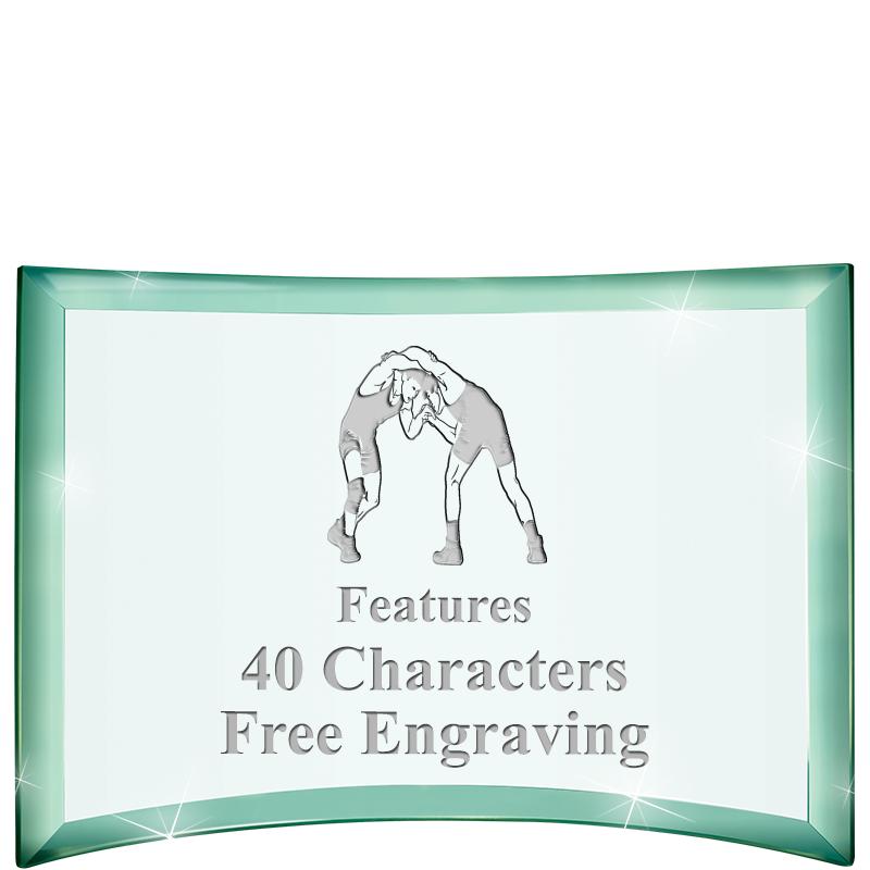 5 1/2"x 3 3/4" ARCHWAY CRYSTAL