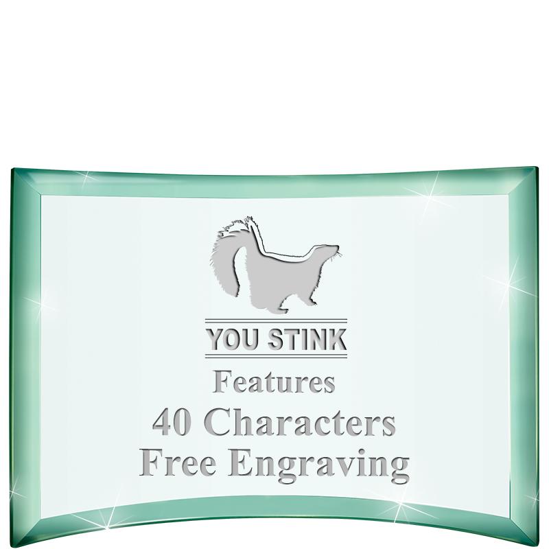 5 1/2"x 3 3/4" ARCHWAY CRYSTAL