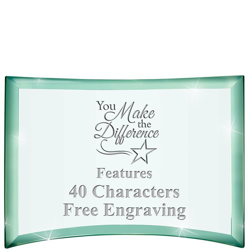 5 1/2"x 3 3/4" ARCHWAY CRYSTAL